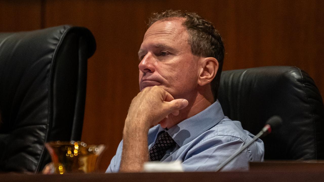 Cairns Regional Council CEO John Andrejic during the ordinary Council meeting on June 5th. Picture Emily Barker.