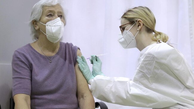 About 93 per cent of Australians are vaccinated.