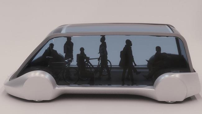 An artist impression of what would transport people in Chicago