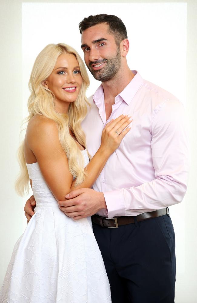 The former blonde is still with her chosen man from the Bachelorette, Taite Radley. Picture: Tim Hunter