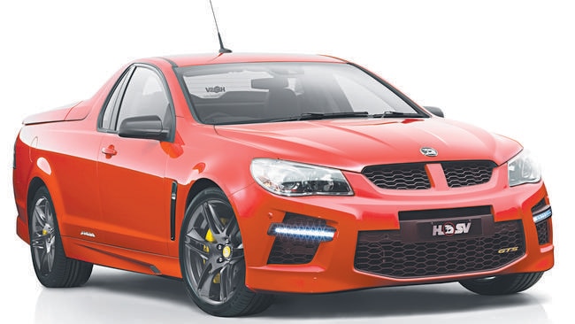 EMBARGO APPLIES .. ARTIST IMPRESSION of the 2014 HSV GTS Maloo special edition ute. STRICT EMBARGO MIDNIGHT FRIDAY 8 AUGUST FOR FRIDAY PAPER EXCLUSIVE. An official image will likely be released in October 2014.