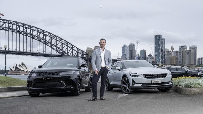 US carshare giant Turo has made its first play into the Australian market, poaching Uber Australia's head of growth Tim Rossanis. Picture: Supplied