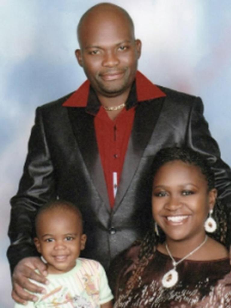 Quincy Timberlake and wife Esther Arunga with child Sinclair