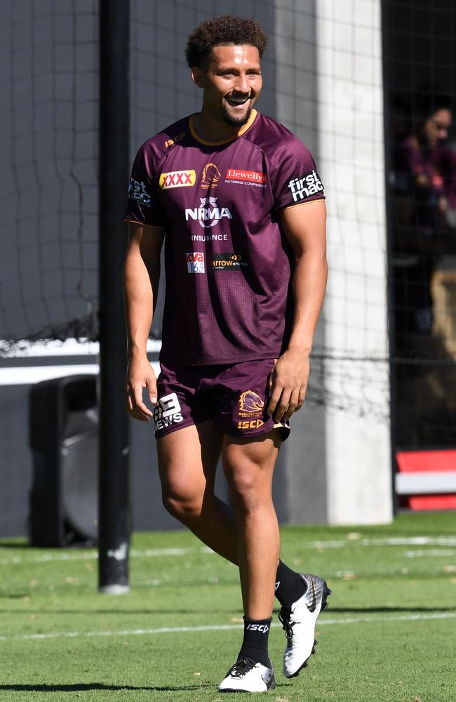 Broncos rookie Gehamat Shibasaki. Picture: AAP Image/Dan Peled