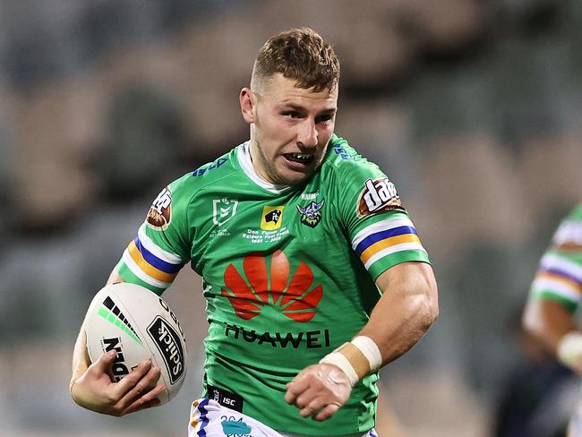 George Williams broke his try-scoring duck. Picture: Cameron Spencer/Getty