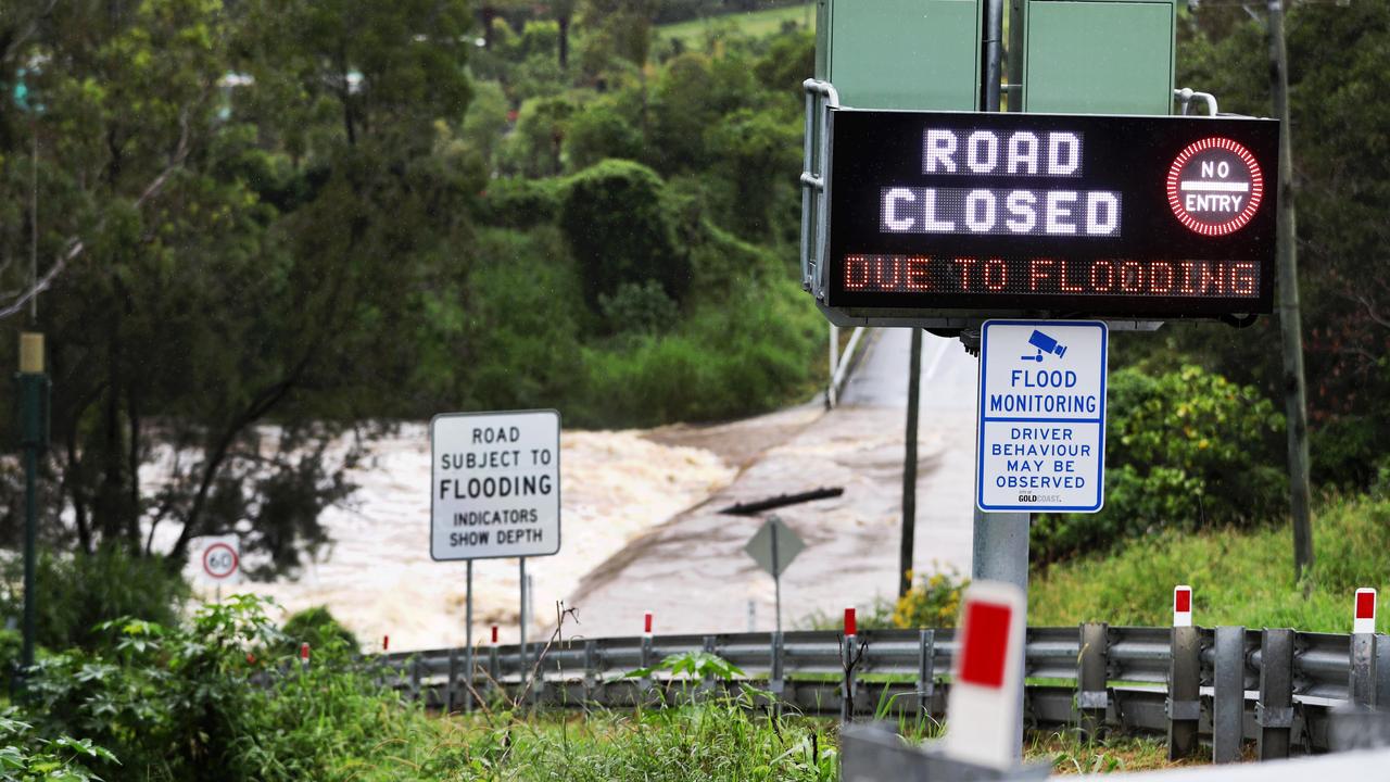 Gold Coast flood waters and rain.Clagiraba Road, Clagiraba.Picture: NIGEL HALLETT