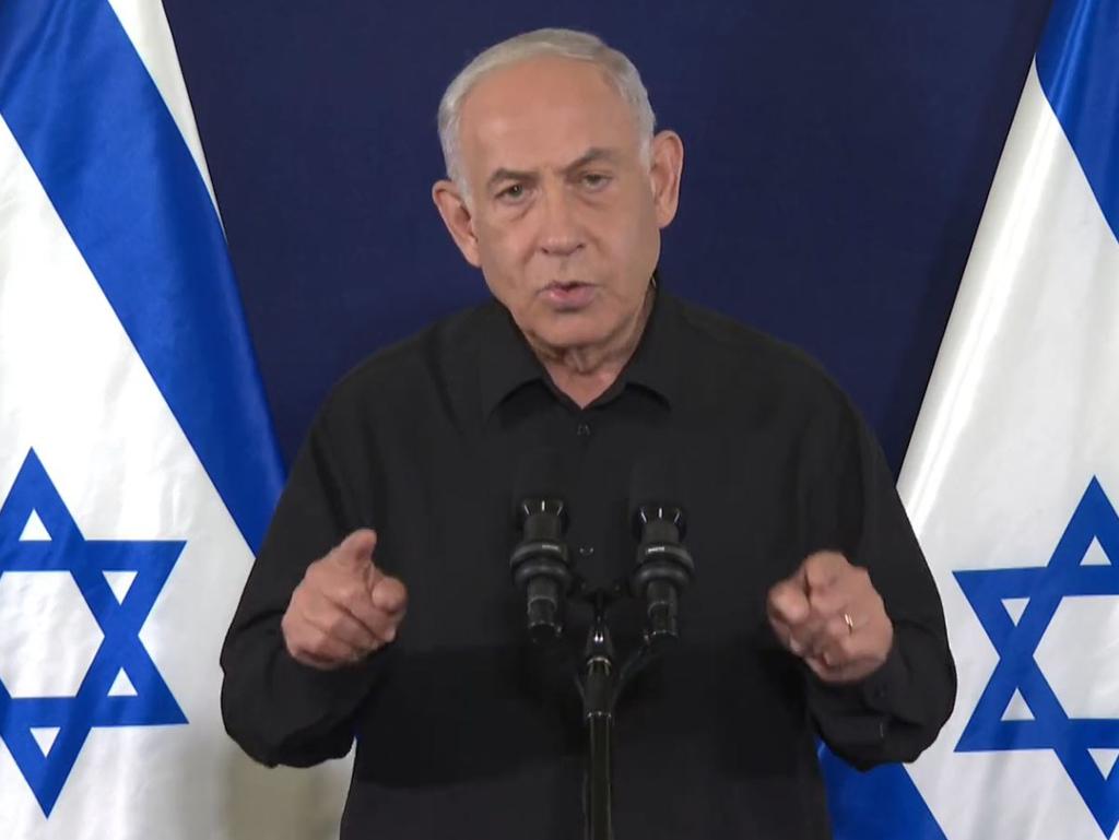 Prime Minister Benjamin Netanyahu declared his goal was to ‘completely defeat the murderous enemy and guarantee our existence’.