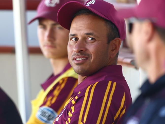 Usman Khawaja says he does not believe either he or Nathan McSweeney have to change their games in the absence of David Warner. Picture: Chris Hyde/Getty Images