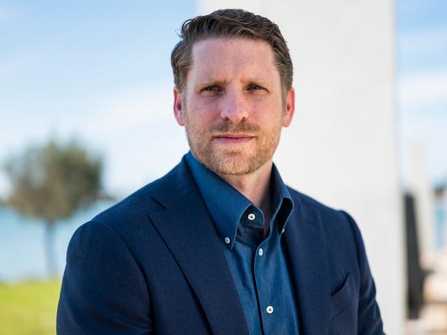 Federal member, Andrew Hastie in Mandurah today Sunday August 30, 2020.Pic:Tony McDonough