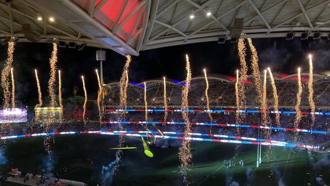 The view inside Adelaide Oval. Photo: Twitter.