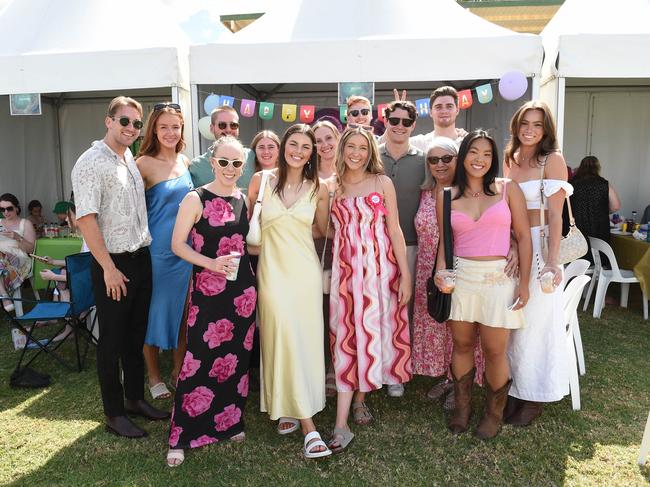 Yarra Valley Cup 2024. Milli Wood, her nan and her friends. Picture: David Smith