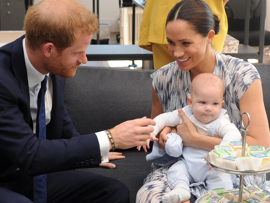 Archie stole the show. Picture: Henk Kruger/Pool/AFP