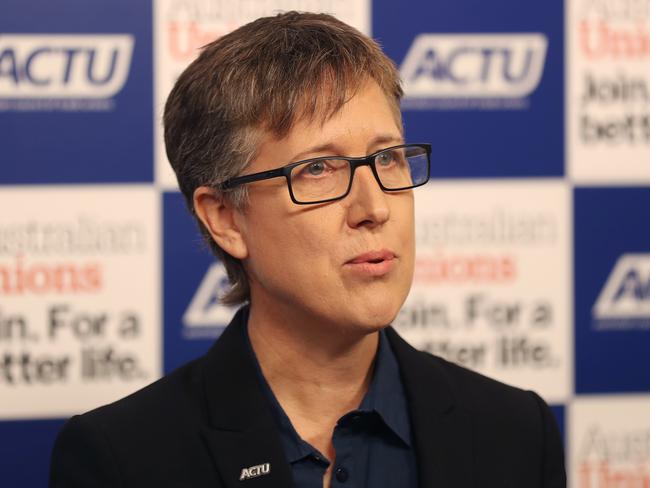 ACTU Secretary Sally McManus. Picture: David Crosling