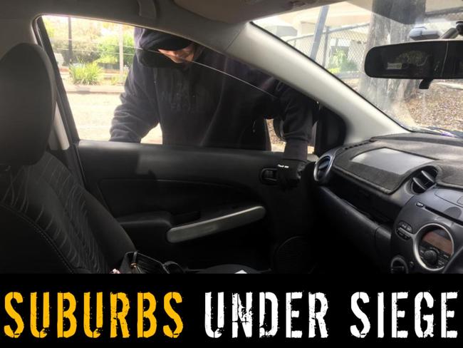 Suburbs under siege generic car theft art