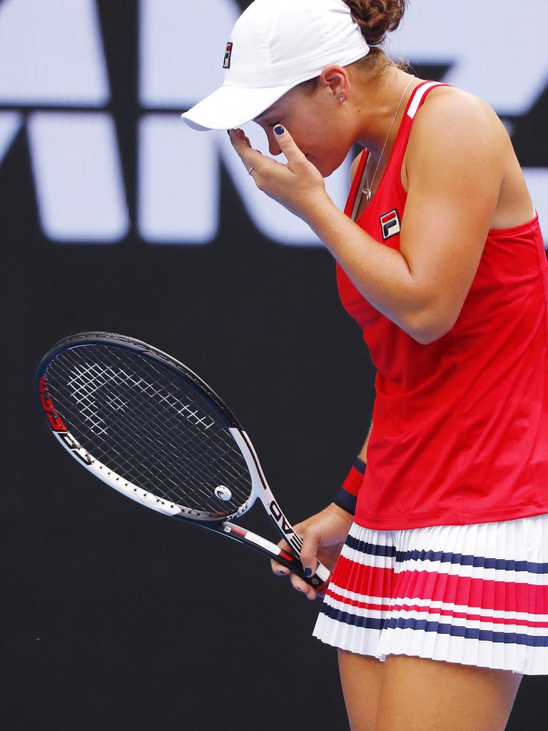 Ash Barty’s campaign ended in round 3 against Naomi Osaka Pic: Michael Klein