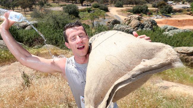 King of Mountain Race winner Tom Rogers from Stawell. Pictures: Yuri Kouzmin