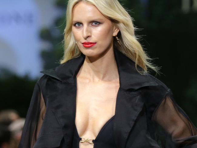 Karolina Kurkova during the David Jones Spring Summer 2018 Fashion Show held at Fox Studios in Moore Park.Picture: Christian Gilles