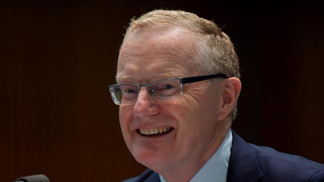 RBA governor Philip Lowe said interests rates would remain at current levels. Picture: Sam Mooy/Getty Images