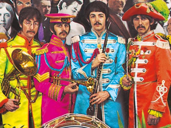 The Beatles cover of the 50th anniversary re-release of classic album Sgt Peppers Lonely Hearts Club Band.