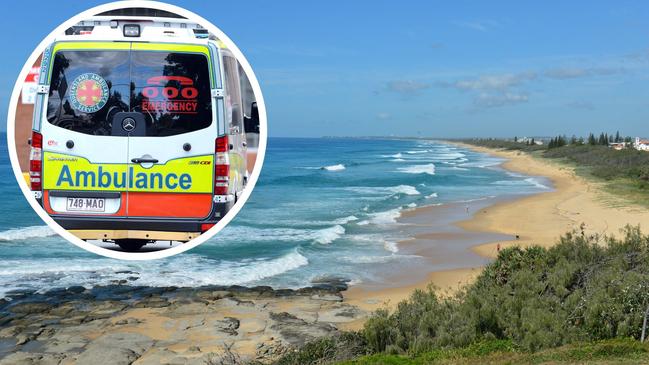 A man in his 70s has died after an incident near the Kawana Surf Club despite the efforts of bystanders and lifesavers.