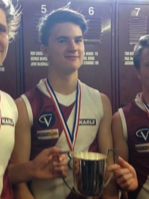 Nick Lowden wearing the Traralgon colours. Picture: Facebook