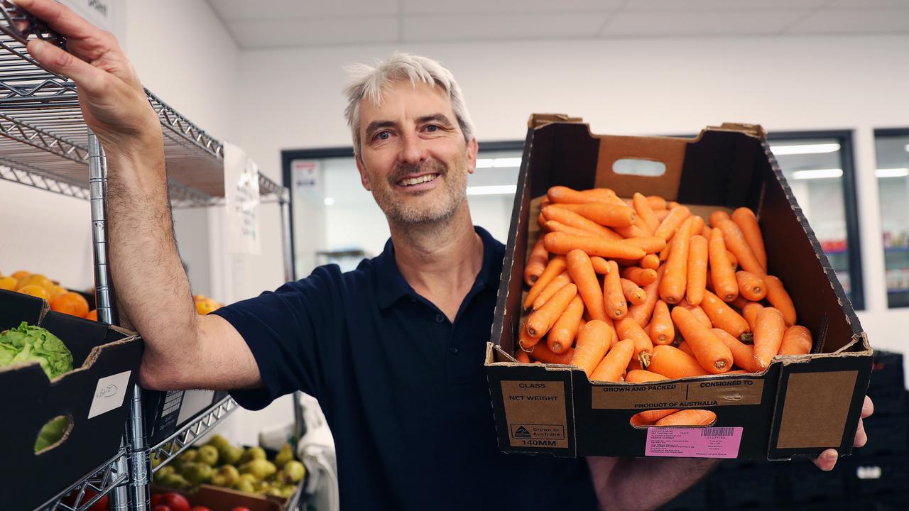 Andrew Schauble, CEO of the Geelong Food Relief Centre, says he is seeing huge demand from “working poor” customers. Picture: Alan Barber