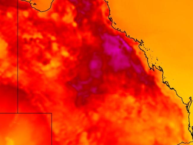 Queensland is in the grips of an extreme heatwave. Picture: Weatherzone
