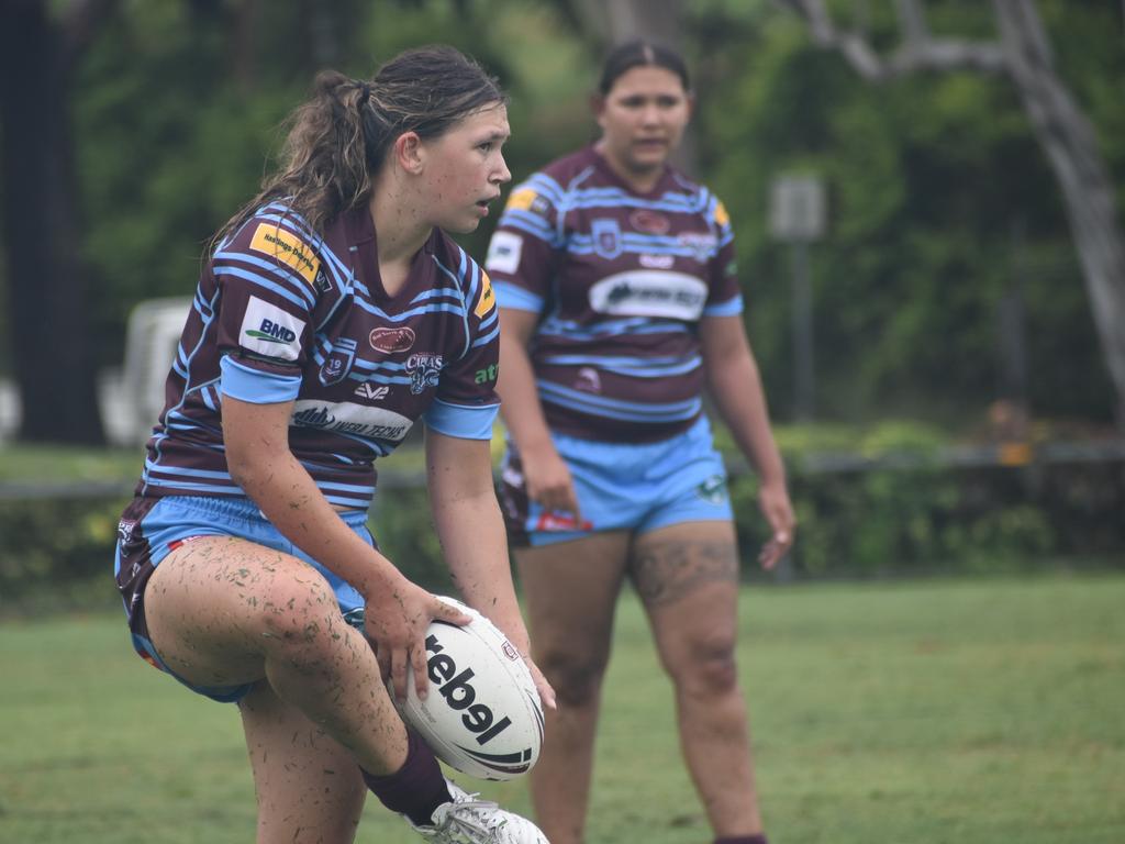 Under-19 girls pre-season trial, CQ Capras versus Mackay Cutters at Rugby Park, Rockhampton, on February 1, 2025.