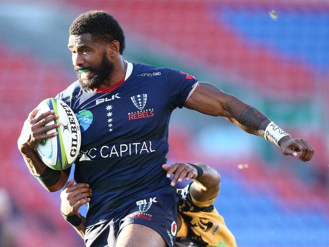 Marika Koroibete and his Rebels teammates have been relocated on the NSW Central Coast since June.