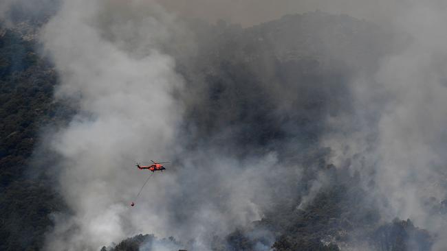 The European heatwave has caused wildfires in Spain. Picture: AFP.