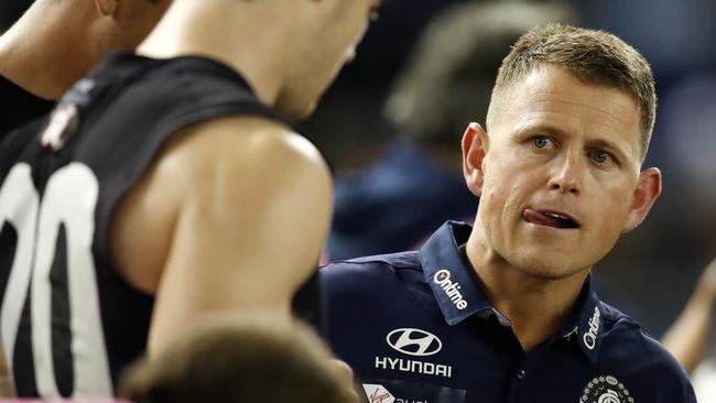 Brendon Bolton’s Blues have been busy during the player exchange period in recent seasons. Picture: Getty Images