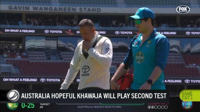 Usman Khawaja passes concussion exam