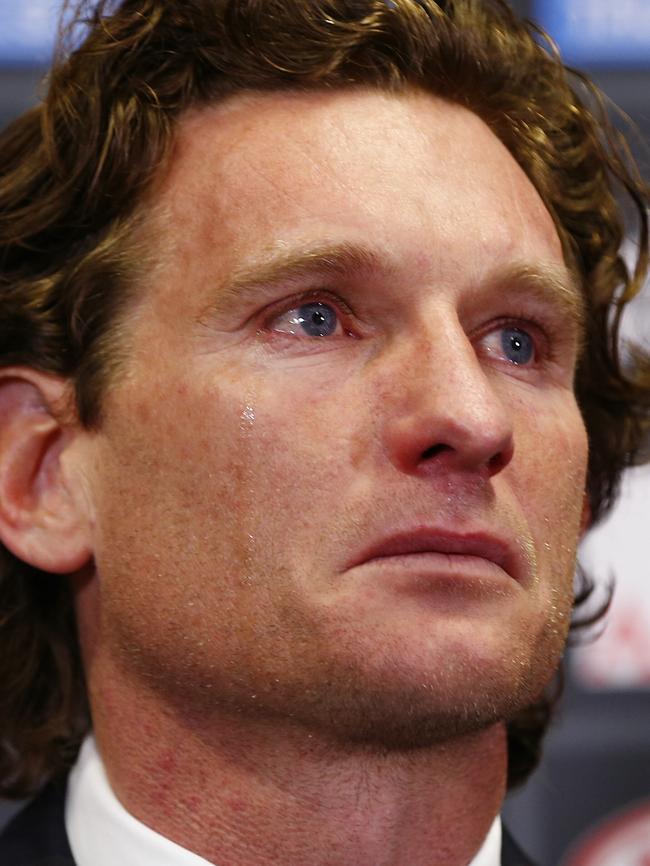 The day James Hird resigned as Essendon coach. Picture: Michael Klein