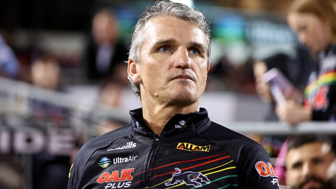 Panthers coach Ivan Cleary is not sure how he will approach the final round with so many injured players. Picture: Jeremy Ng/Getty Images