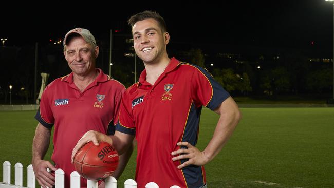 Damian Boots and son Sam are hoping they can write a fairytale ending to their 2021 season on Saturday. Picture: Matt Loxton