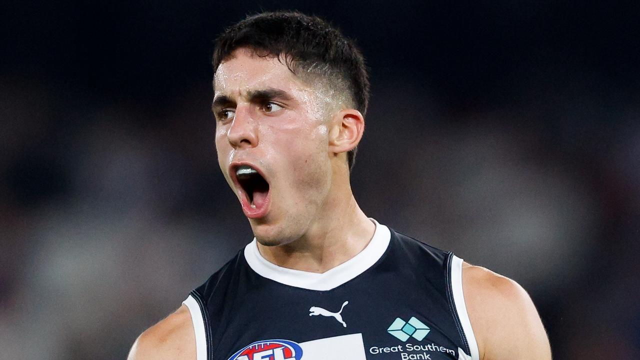 Carlton star Adam Cerra will return from a hamstring injury on Friday night against Collingwood. Picture: Dylan Burns / Getty Images