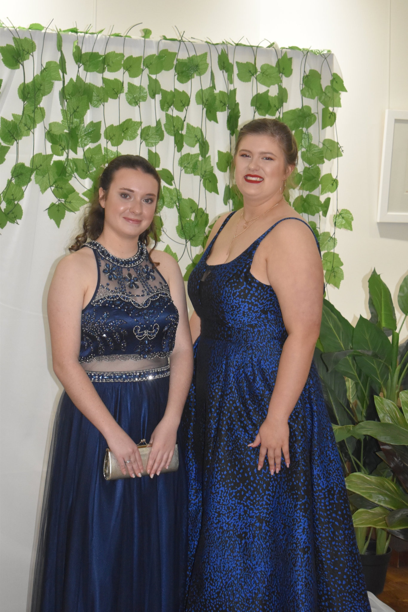 <p>Natalie Roberts and Rory Dixon looking stunning in blue at the St James Lutheran College formal.</p>