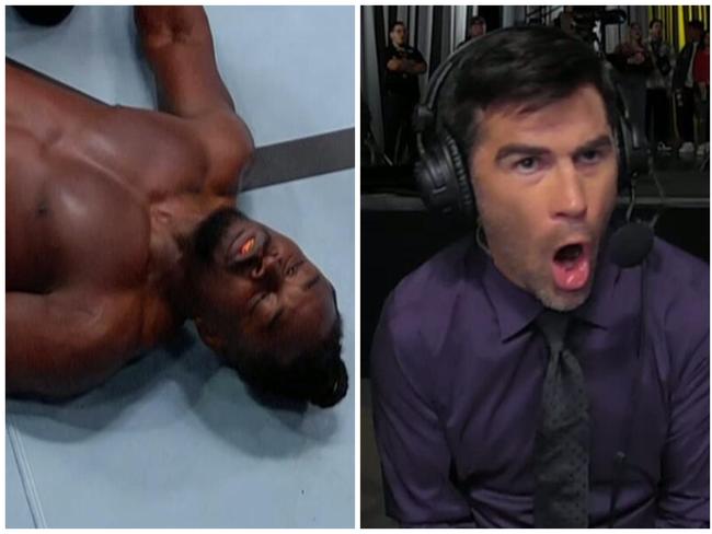 Cesar Almeida shocked commentators with a huge knockout of Abdul Razak Alhassan.