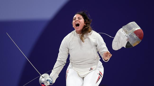 Hafez announced the news after her win. Picture: Carl Recine/Getty Images