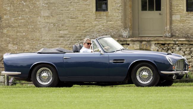 King Charles’ eco-friendly Aston Martin. Picture: Getty Images