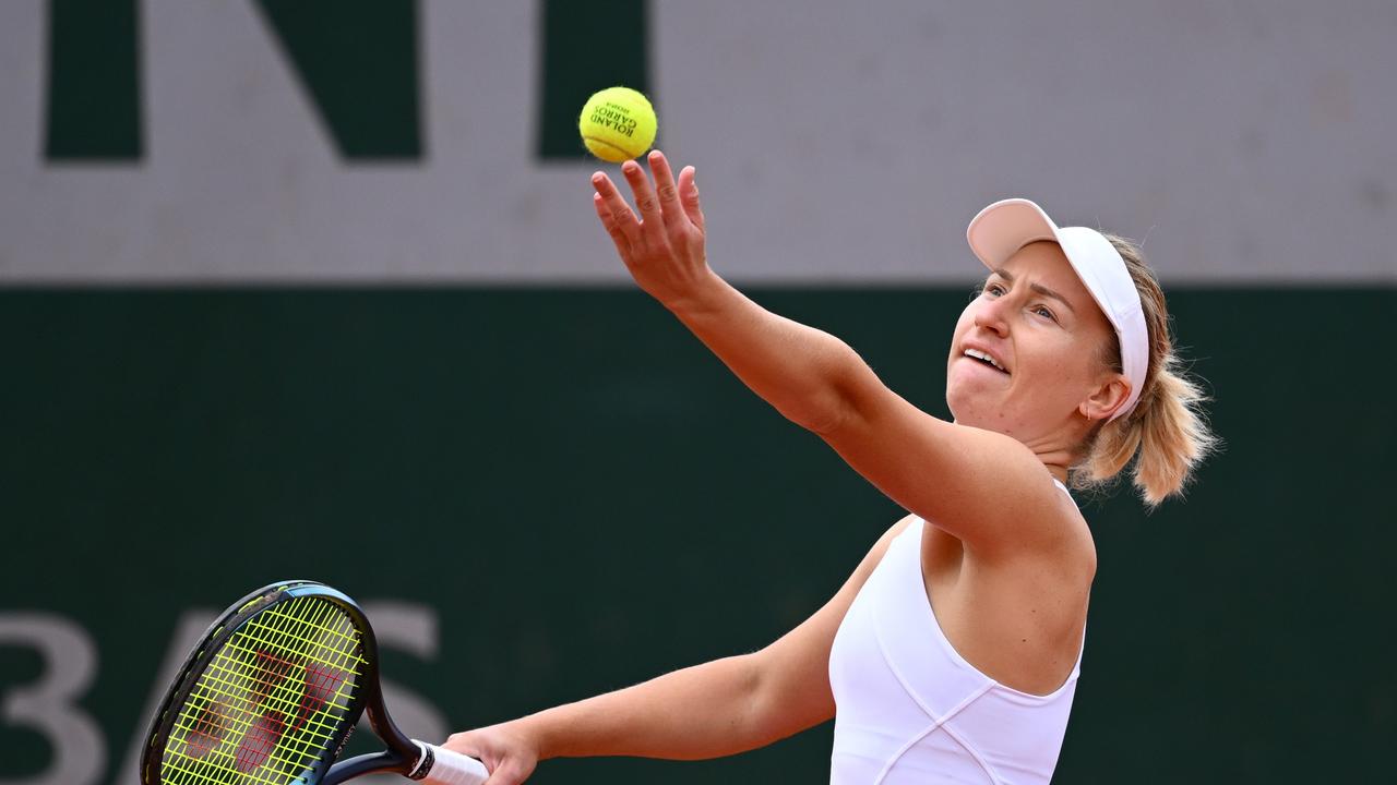 Daria Saville in action at the French Open. Picture: Clive Mason/Getty Images