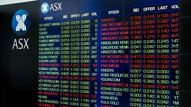 The ASX 200 index dropped by 4.50 points on Friday. Picture: NCA NewsWire / Monique Harmer