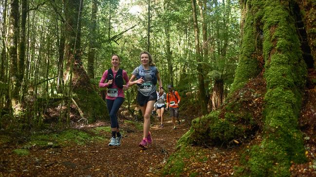 Takayna Trail Ultra Marathon through the Tarkine.  Picture: Karen Keefe/Bob Brown Foundation