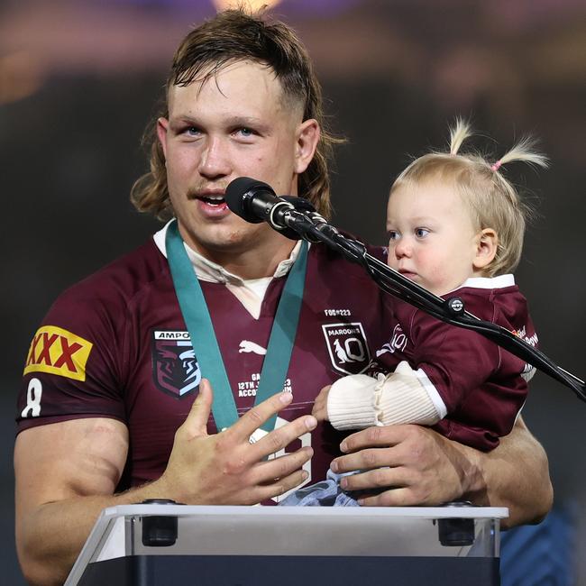 Wally Lewis medallist Reuben Cotter. Picture: Getty