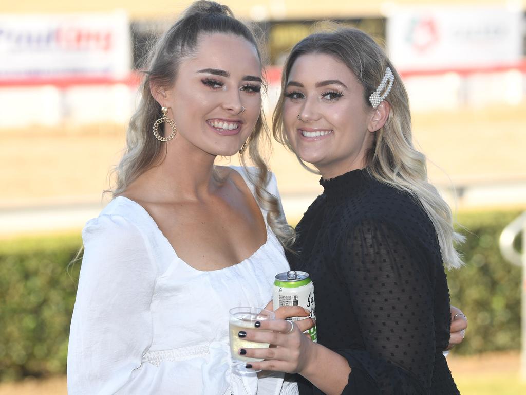 Gympie Times Ladies Day race day -Taylor Jardine and Rosie Astley