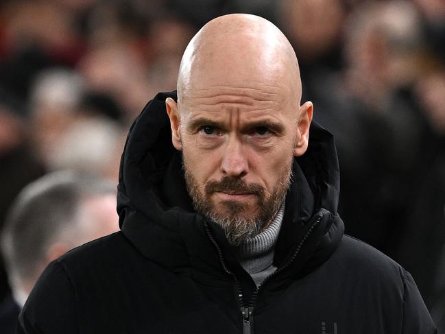 Manchester United's Dutch manager Erik ten Hag. Picture: AFP