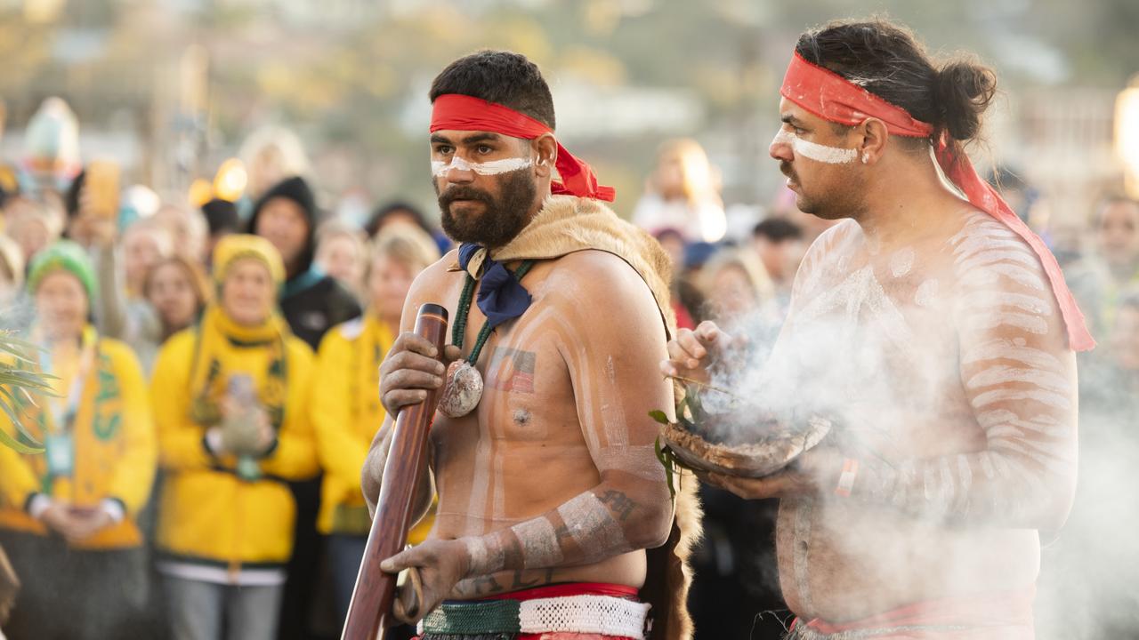 The Unity Celebration started with a smoking ceremony. Picture: Monique Harmer