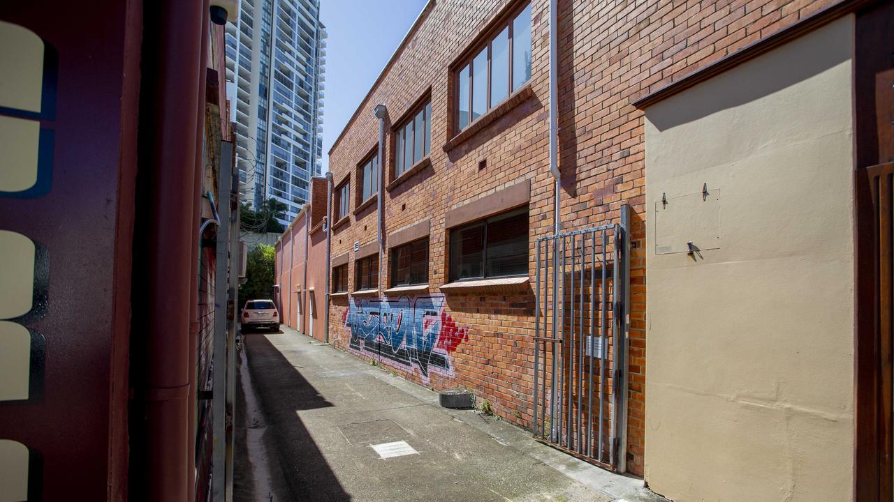 Laneways in Southport off Scarborough st. Picture: Jerad Williams