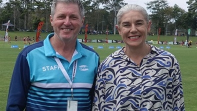 Bill Harrigan and Coffs Harbour mayor Nikki Williams.