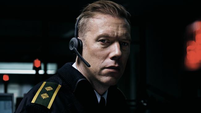 Jakob Cedergren in The Guilty.